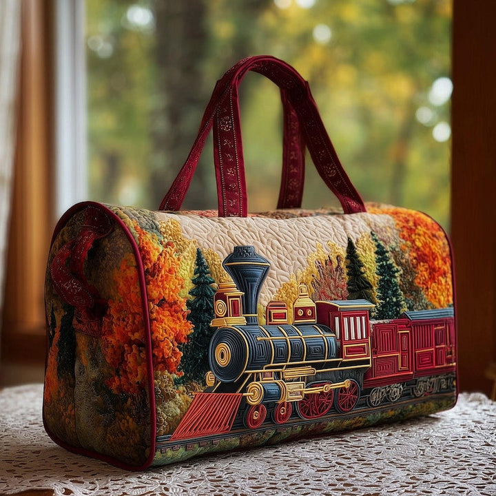 Monique – sac de voyage matelassé au train rétro