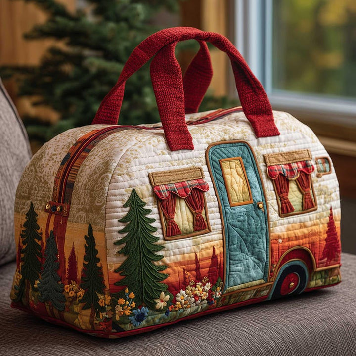 Geneviève – sac de voyage matelassé vintage