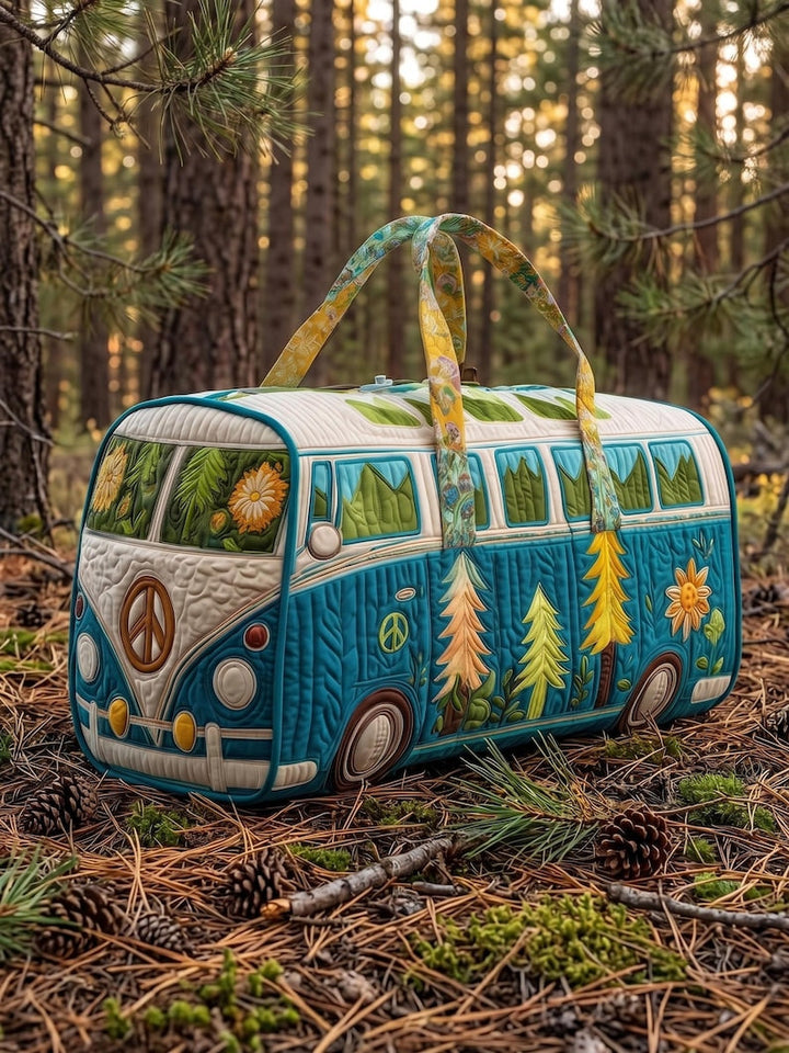 Diane – sac de voyage matelassé forêt bohème