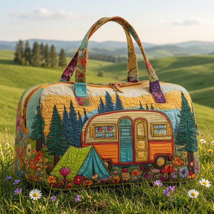 Sylvie – sac de voyage matelassé glamping en forêt