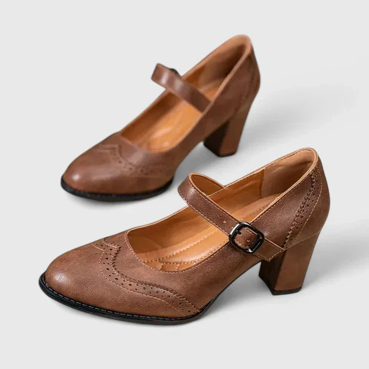 Kristenyah | Chaussures Mary Jane à talon bloc