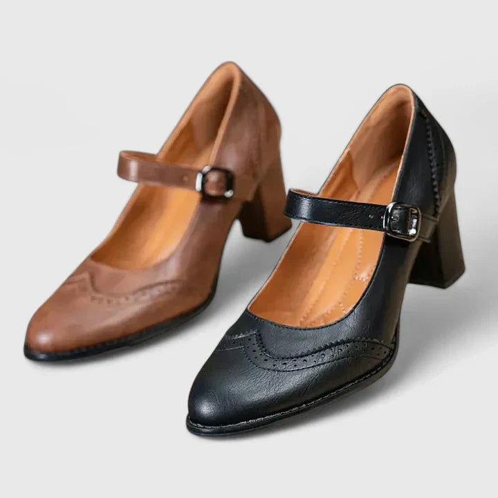 Kristenyah | Chaussures Mary Jane à talon bloc