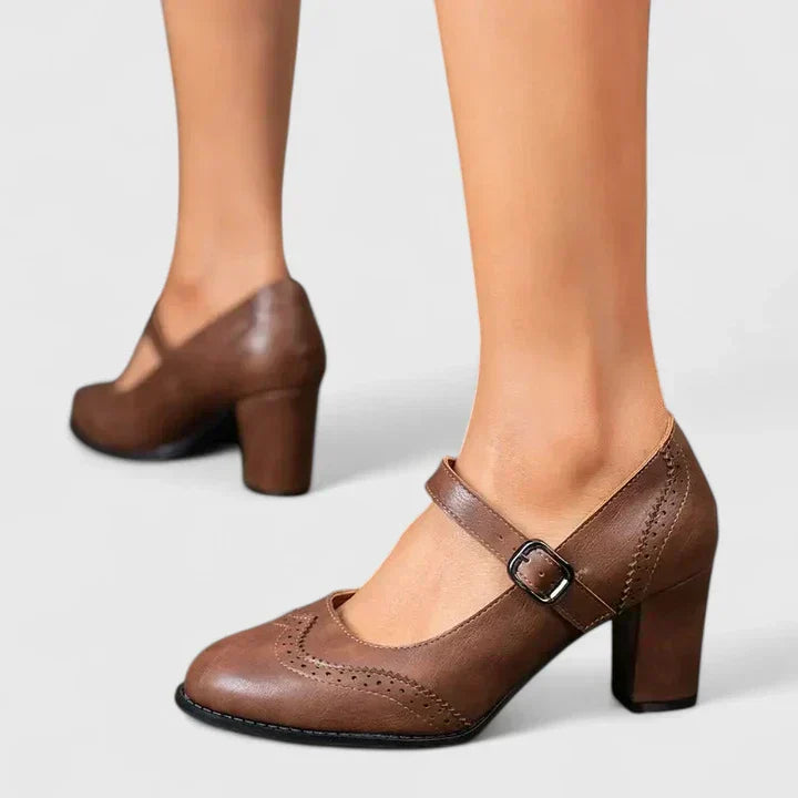 Kristenyah | Chaussures Mary Jane à talon bloc