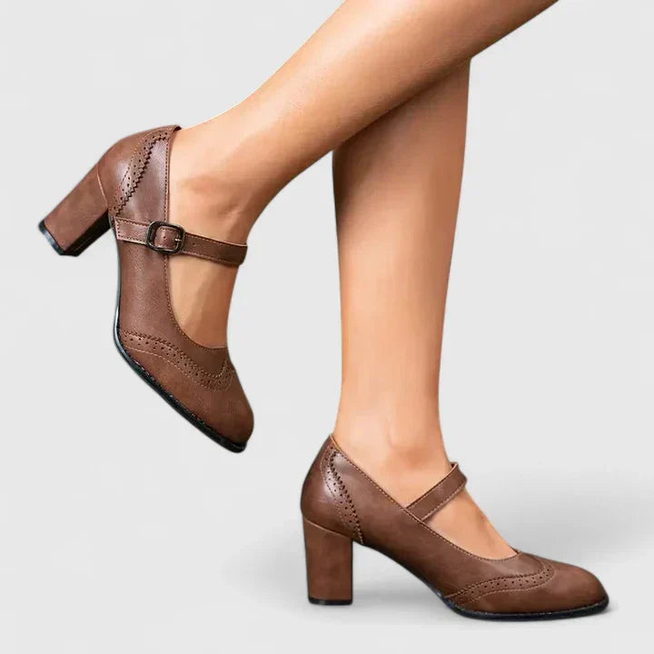 Kristenyah | Chaussures Mary Jane à talon bloc