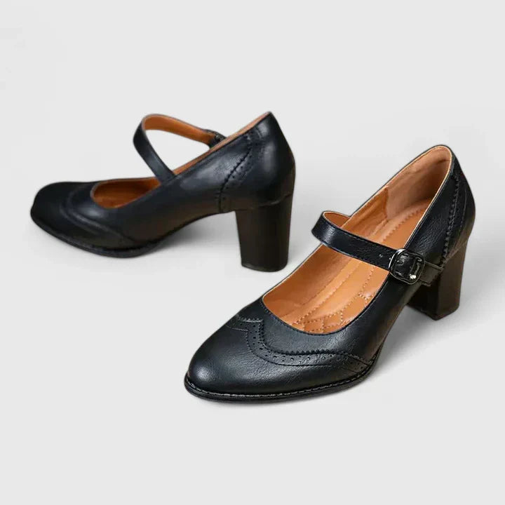Kristenyah | Chaussures Mary Jane à talon bloc