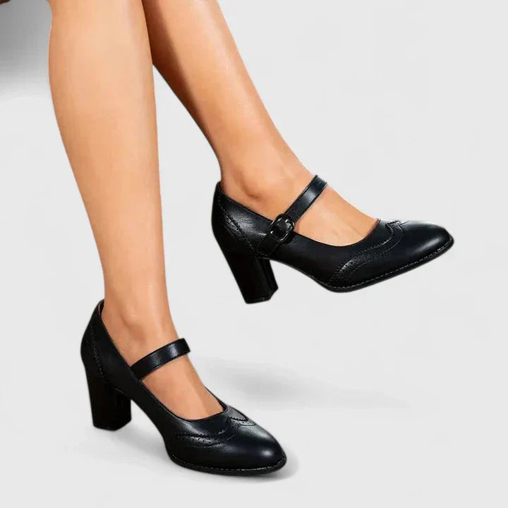 Kristenyah | Chaussures Mary Jane à talon bloc