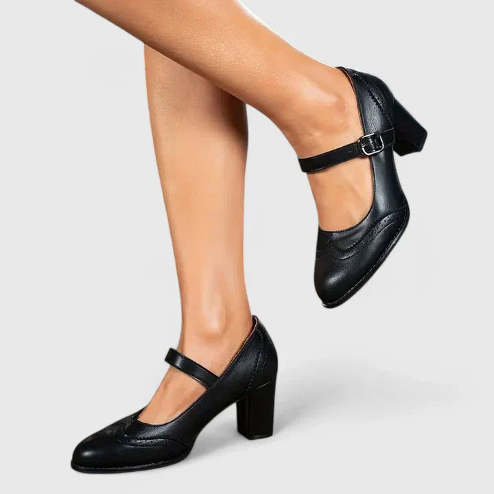 Kristenyah | Chaussures Mary Jane à talon bloc