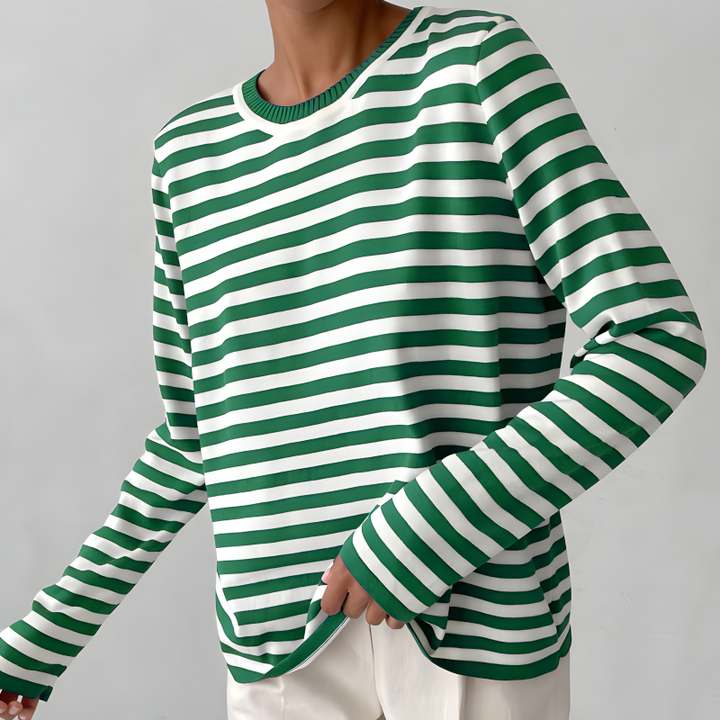 Grace™ - Chemise Rayée Élégante