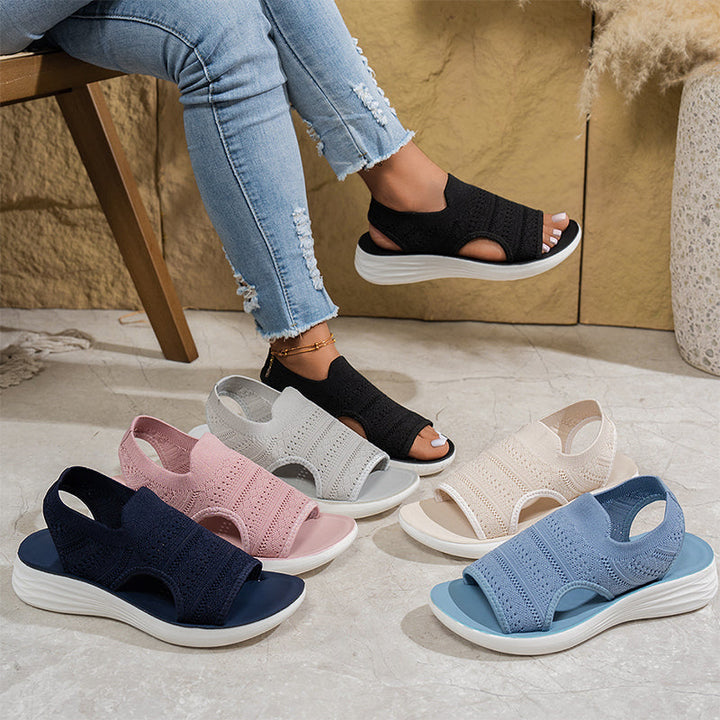 Moara | Sandales en maille à bout ouvert