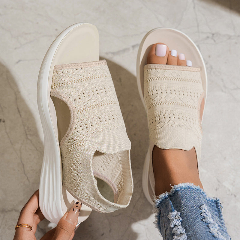 Moara | Sandales en maille à bout ouvert