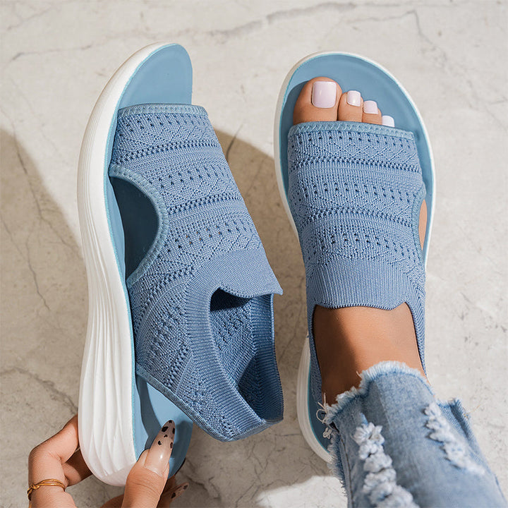 Moara | Sandales en maille à bout ouvert