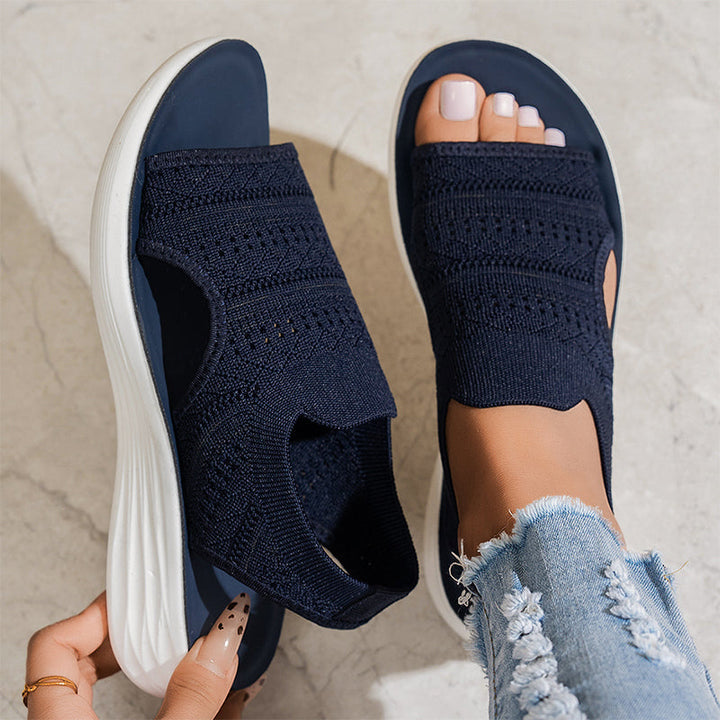 Moara | Sandales en maille à bout ouvert