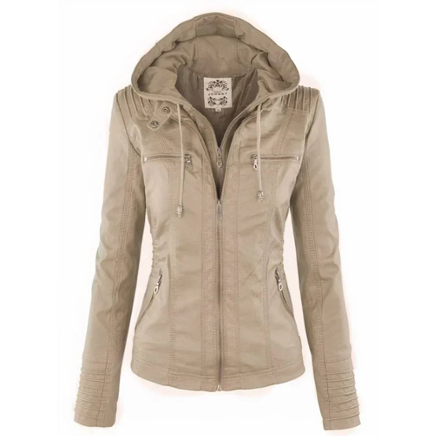 Flavia | Veste en cuir robuste et élégante