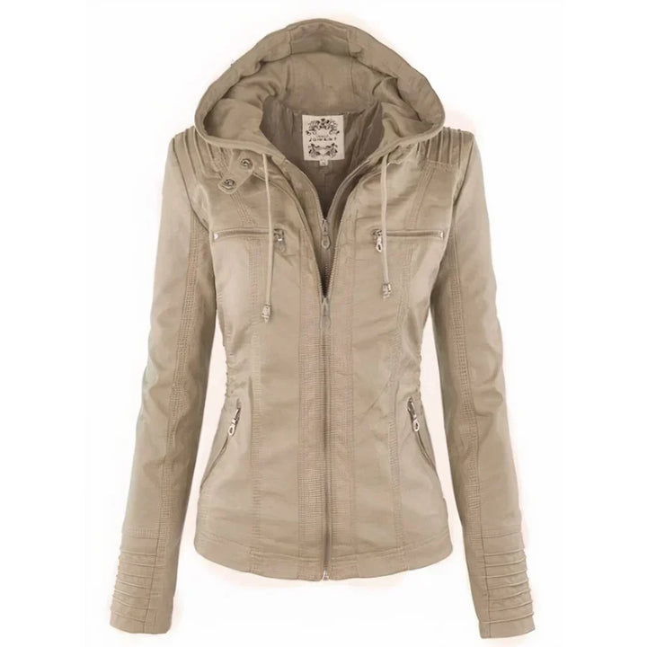 Flavia | Veste en cuir robuste et élégante